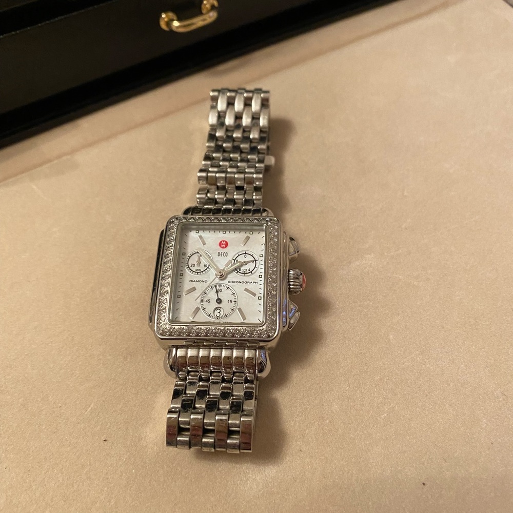 Michele Deco Diamond Watch